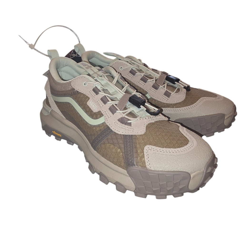 Vans MTE Crosspath XS Trail Running Hiking Shoes Men Size 8 Vibram Beige Outdoor